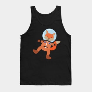 Fox in space suit Tank Top